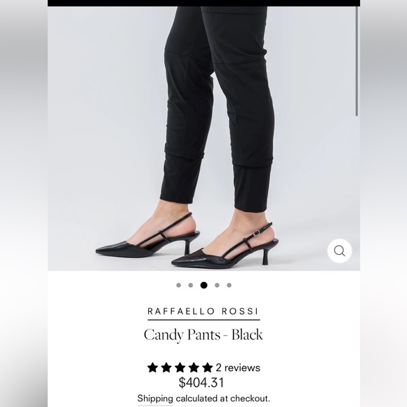 RAFFAELLO ROSSI Black Track Pants - Picture 10 of 10